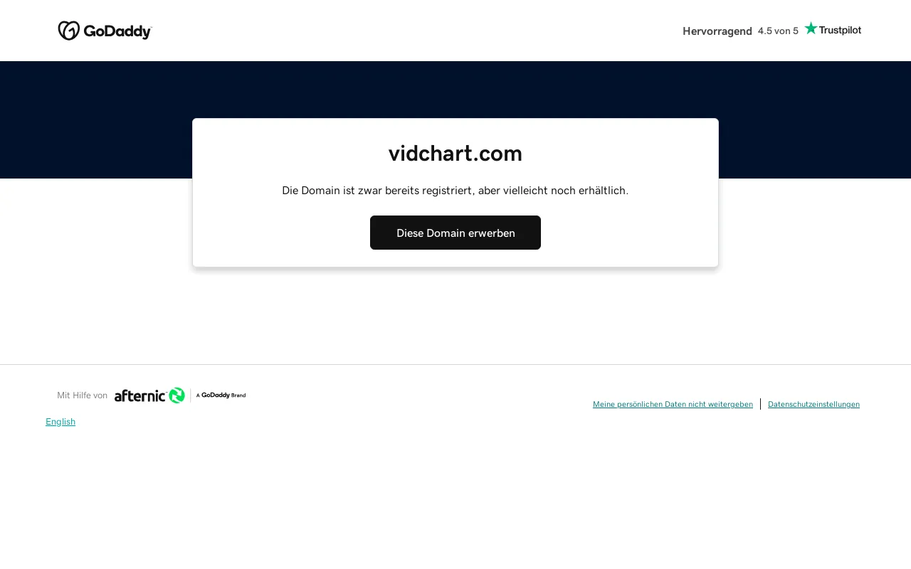 Screenshot of vidchart.com