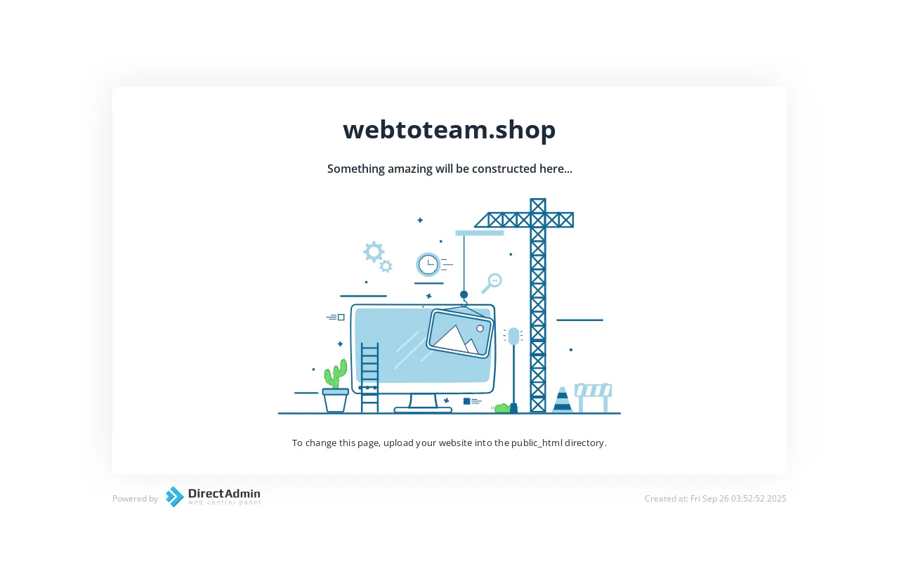 Screenshot of webtoteam.shop