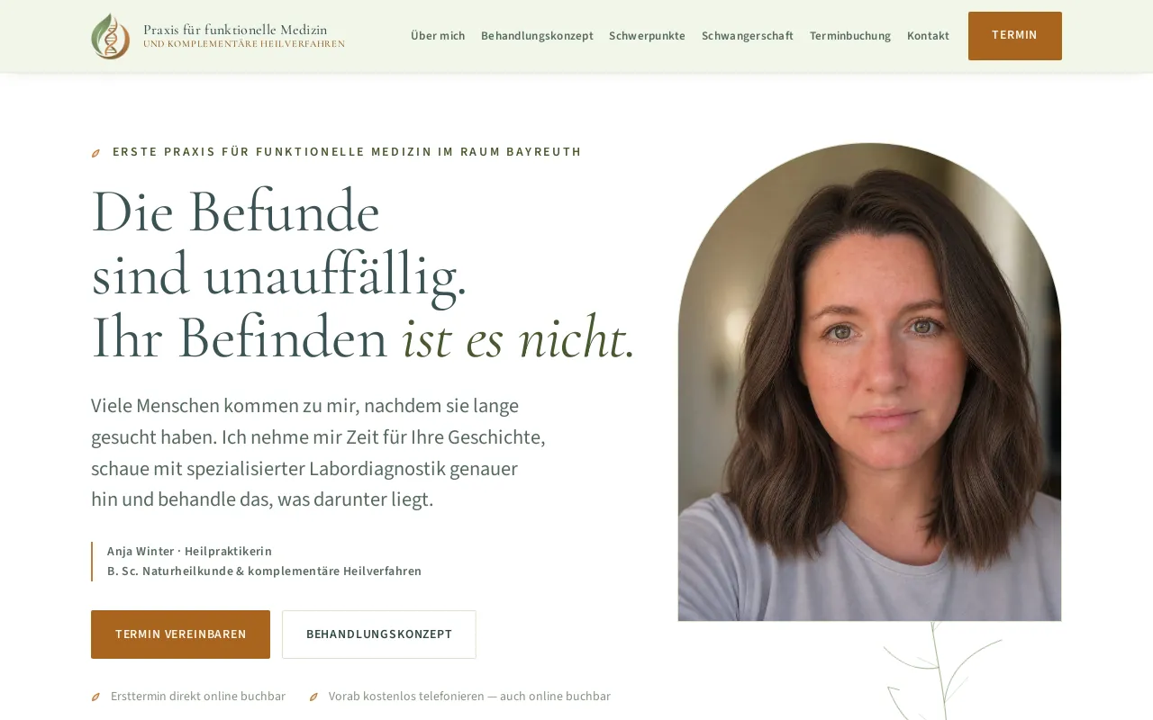 Screenshot of winter-anja.de