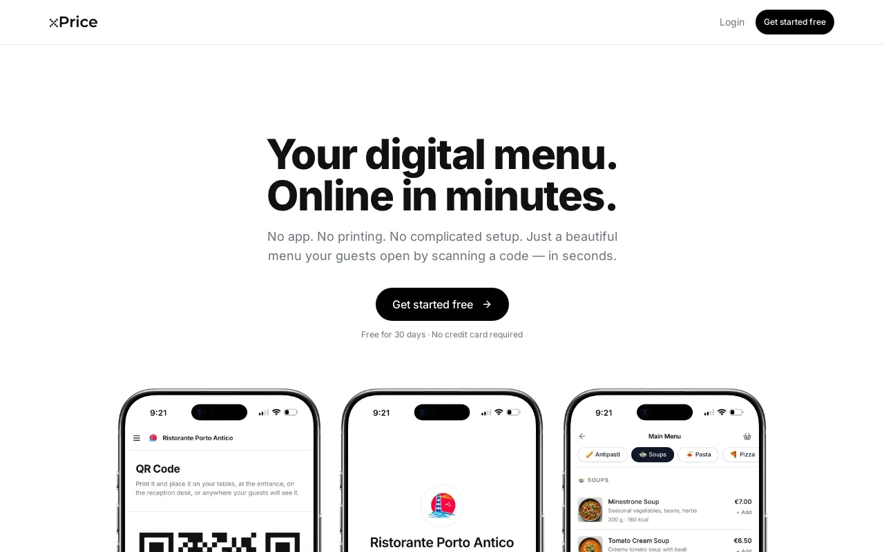 Screenshot of xprice.co
