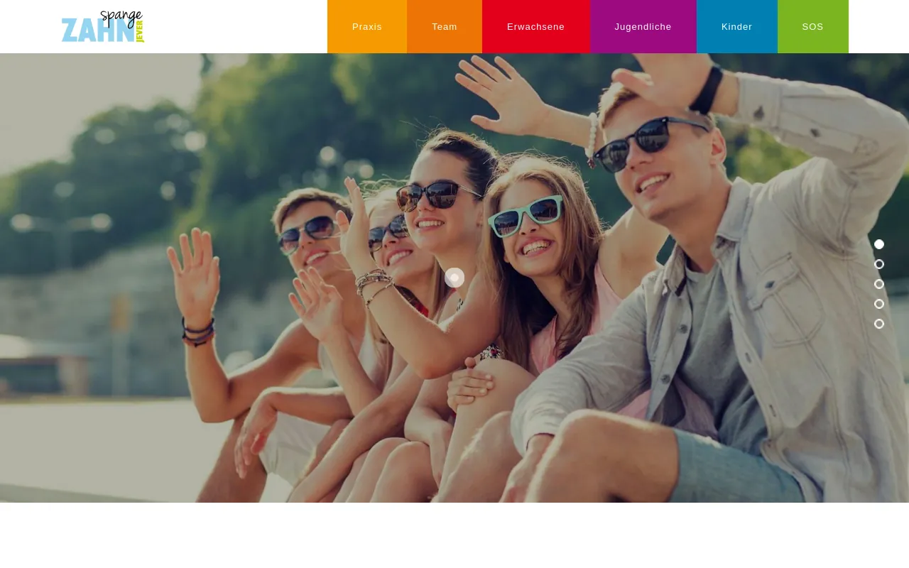 Screenshot of zahnspange-jever.de