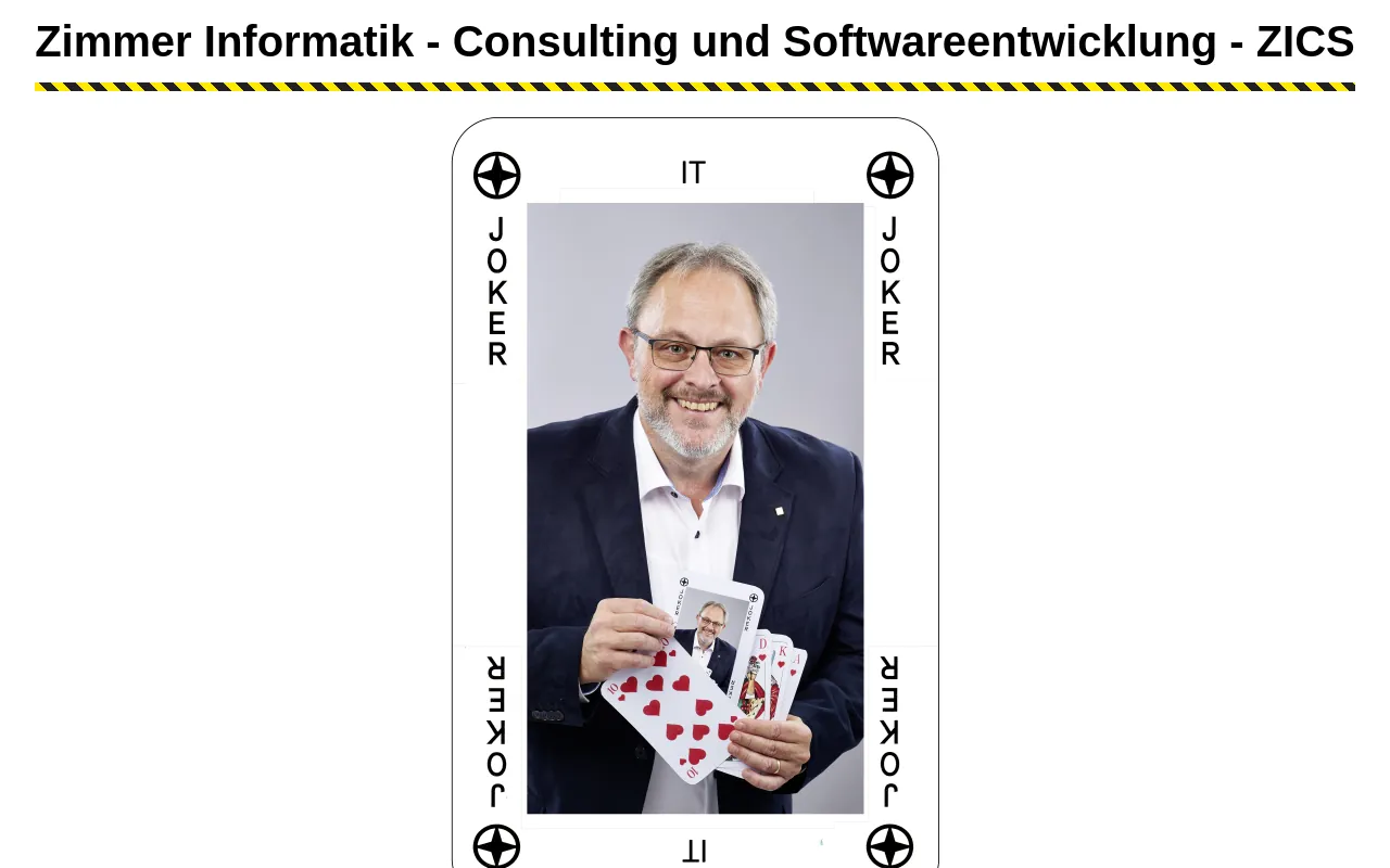 Screenshot of zics.de